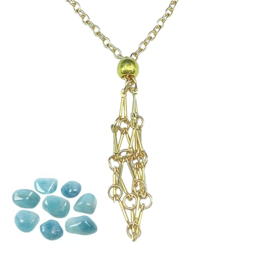 ycezw Halskette mit Ständer, Halskettenhalter | Kordel für Halskette verstellbar – Halskette mit Ständer, Halskette mit verstellbarem Käfig, Halskette aus Stahlgeflecht ycezw Halskette mit Ständer, Halskettenhalter | Kordel für Halskette verstellbar – Halskette mit Ständer, Halskette mit verstellbarem Käfig, Halskette aus Stahlgeflecht von ycezw