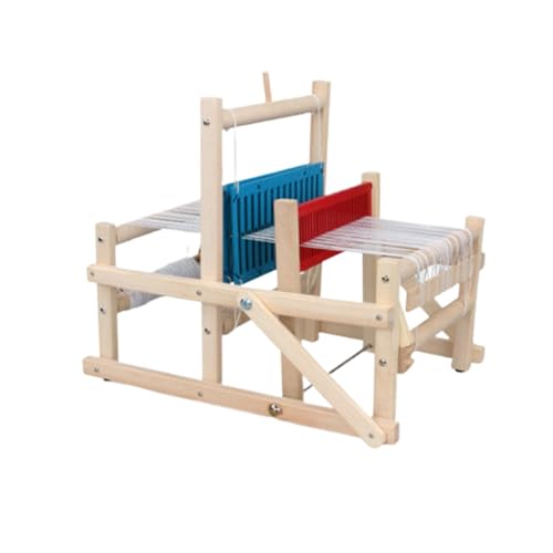 ycezw Holzwebmaschine für Anfänger, Handstrickwebmaschine, Lernspielzeug für Kinder, künstlerisches Weben, Webspielzeug – Holzwebmaschine-Bastelset für Kinder ycezw Holzwebmaschine für Anfänger, Handstrickwebmaschine, Lernspielzeug für Kinder, künstlerisches Weben, Webspielzeug – Holzwebmaschine-Bastelset für Kinder von ycezw