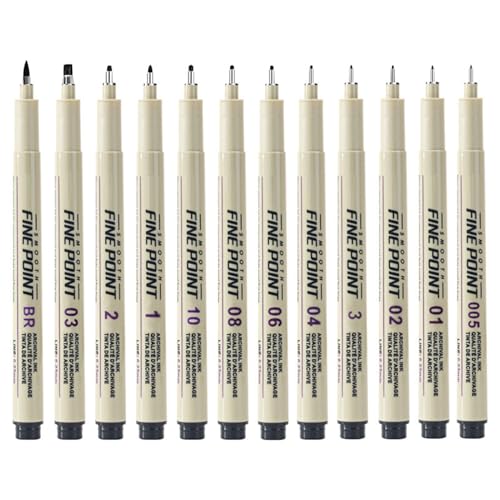 ycezw Kunstzeichnung Stifte | Fine Point Ink Marker Für - Marker Polyvalent Ergonomisches Gemälde Für Scrapbooking, Skizze, Und Schreiben ycezw Kunstzeichnung Stifte | Fine Point Ink Marker Für - Marker Polyvalent Ergonomisches Gemälde Für Scrapbooking, Skizze, Und Schreiben von ycezw