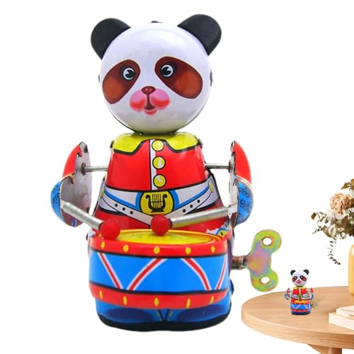 ycezw Laden Sie den Panda Spielzeug, niedliche Uhrtiere - Spielzeug mit Schlagzeug in Form eines Retro-Roboters Panda | Tierstatue für Tischdekoration für Sammler ycezw Laden Sie den Panda Spielzeug, niedliche Uhrtiere - Spielzeug mit Schlagzeug in Form eines Retro-Roboters Panda | Tierstatue für Tischdekoration für Sammler von ycezw