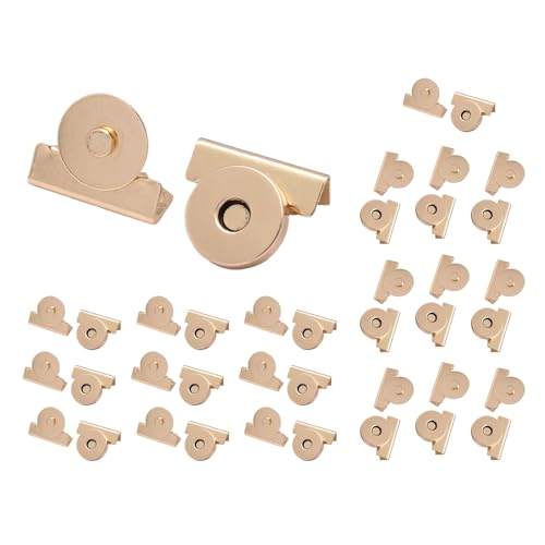 ycezw Magnetischer Verschluss für Taschen, 20 Stück nahtlose Taschenverschlüsse, Knöpfe, multifunktionale Schnallen für Taschen, Kleidung, Handwerk ycezw Magnetischer Verschluss für Taschen, 20 Stück nahtlose Taschenverschlüsse, Knöpfe, multifunktionale Schnallen für Taschen, Kleidung, Handwerk von ycezw