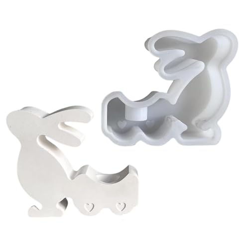 ycezw Niedliche Hasenform, Osterhasen-Silikonform, Kaninchen-Silikonform, Kunsthandwerk Werkzeuge, Antihaft-Silikonform für Heimdekoration, Seifenformen ycezw Niedliche Hasenform, Osterhasen-Silikonform, Kaninchen-Silikonform, Kunsthandwerk Werkzeuge, Antihaft-Silikonform für Heimdekoration, Seifenformen von ycezw