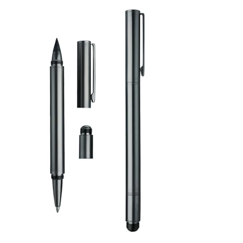 ycezw Penny Pencil, Kugelschreiber | Doppelkopf-Multifunktionsstift 0,5 mm | Fine Black Ink Point, Metal Aesthetic 2 in 1 Schreibwaren für Arbeit, Büro, Schule, Lehrer, Studenten von ycezw