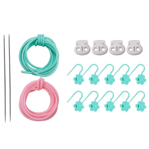 ycezw Stricknadelmarker, Silikon-Strickhilfe | Nadelkappe für Trikoting-Nadeln, leichtes Nähzubehör für Scrapbooking, Haken, Handwerk und Kleidung ycezw Stricknadelmarker, Silikon-Strickhilfe | Nadelkappe für Trikoting-Nadeln, leichtes Nähzubehör für Scrapbooking, Haken, Handwerk und Kleidung von ycezw