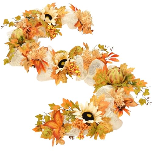 ycezw Thanksgiving-Girlande Herbstgirlande | Hängende Weinkranz | Weihnachtsdeko, Beeren, Sonnenblumen, Herbstdekorationen, Heimdekorationen für Hochzeiten, Partys inkl ycezw Thanksgiving-Girlande Herbstgirlande | Hängende Weinkranz | Weihnachtsdeko, Beeren, Sonnenblumen, Herbstdekorationen, Heimdekorationen für Hochzeiten, Partys inkl von ycezw