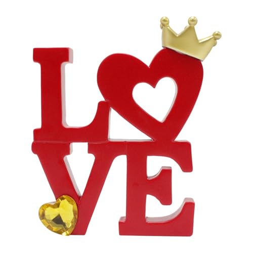 ycezw Tischdekoration mit Liebesschild, Wanddekoration mit Liebesschild, Desserttischschild mit romantischem Liebesbrief, Dekoration für den Valentinstag ycezw Tischdekoration mit Liebesschild, Wanddekoration mit Liebesschild, Desserttischschild mit romantischem Liebesbrief, Dekoration für den Valentinstag von ycezw
