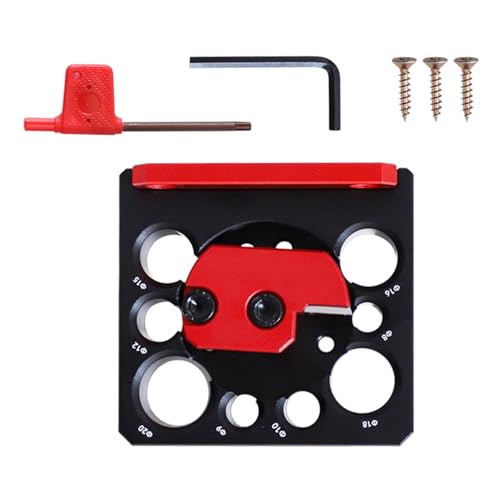 ycezw Verstellbarer Splintenschneider, Holzbearbeitung, Schablonenwerkzeug zum Herstellen von metrischen Dübeln, 8 mm bis 20 mm, Hilfswerkzeug für Rundstab, 8 von ycezw