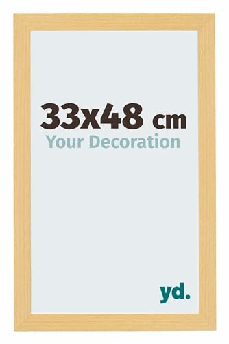 yd. Your Decoration - Puzzlerahmen 33x48 cm - Buche Dekor - Puzzlerahmen 500-1000 Teile - Holz Bilderrahmen - Mura von yd.