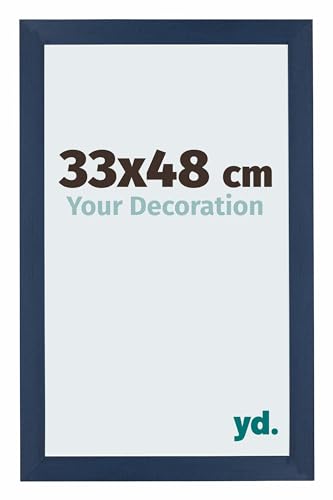 yd. Your Decoration - Puzzlerahmen 33x48 cm - Dunkelblau Gewischt - Puzzlerahmen 500-1000 Teile - Holz Bilderrahmen - Mura yd. Your Decoration - Puzzlerahmen 33x48 cm - Dunkelblau Gewischt - Puzzlerahmen 500-1000 Teile - Holz Bilderrahmen - Mura von yd.