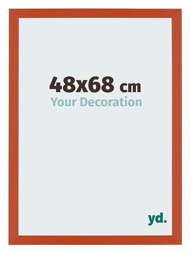 yd. Your Decoration - Puzzlerahmen 48x68 cm - Orange - Puzzlerahmen 500-1000 Teile - Holz Bilderrahmen - Mura von yd.