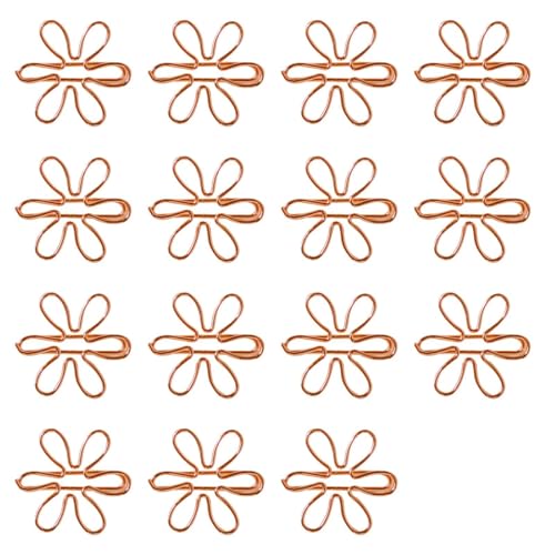 Büroklammern in Blumenform, niedliche Metall-Sonnenblumen-Clips für Papier, Lesezeichen, DIY-Projekte, 29,6 x 29,6 cm, für Büro, Zuhause, Schule, 100 Stück Büroklammern in Blumenform, niedliche Metall-Sonnenblumen-Clips für Papier, Lesezeichen, DIY-Projekte, 29,6 x 29,6 cm, für Büro, Zuhause, Schule, 100 Stück von yeeplant