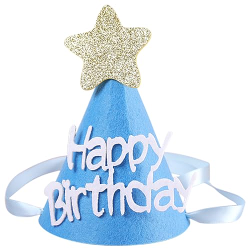 Kinder Fun Cone Geburtstagshut mit Stern und Buchstaben Details - Modisches, leichtes und wiederverwendbares Partyzubehör Kinder Fun Cone Geburtstagshut mit Stern und Buchstaben Details - Modisches, leichtes und wiederverwendbares Partyzubehör von yeeplant