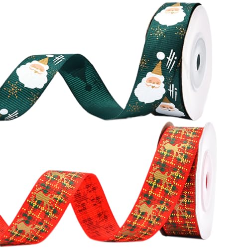 Verstellbares Schneeflocken-Cartoon-Band, langes Polyester, DIY, 9 m, Weihnachtsbuchstaben von yeeplant