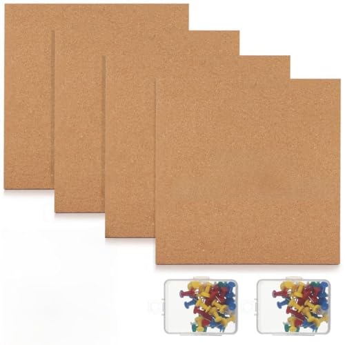 yeeplant 4 Stück Buntglasmatten, 30,5 x 30,5 cm, hitzebeständige Arbeitsflächen mit Reißzwecken, 1/2 dick, ideal für Tischschutz und Glasschneiden yeeplant 4 Stück Buntglasmatten, 30,5 x 30,5 cm, hitzebeständige Arbeitsflächen mit Reißzwecken, 1/2 dick, ideal für Tischschutz und Glasschneiden von yeeplant
