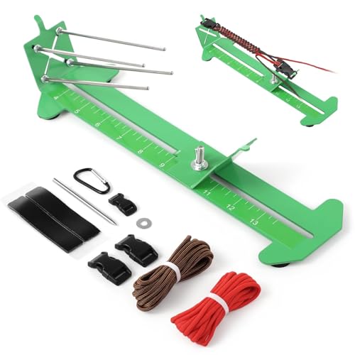 yeeplant Verstellbares 10,2–35,6 cm Paracord-Jig-Werkzeug-Set für Armbandherstellung, inklusive Webwerkzeuge, Befestigungselemente, Paracords und Karabiner für DIY-Projekte yeeplant Verstellbares 10,2–35,6 cm Paracord-Jig-Werkzeug-Set für Armbandherstellung, inklusive Webwerkzeuge, Befestigungselemente, Paracords und Karabiner für DIY-Projekte von yeeplant