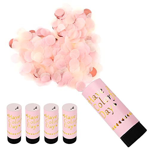 yeestone Stück Konfettikanonen, biologisch abbaubare Konfetti-Poppers, yeestone Party-Papierkanonen-Shooter für Hochzeit, Geburtstag, Weihnachten, Babyparty, Partyzubehör, 100 POP rosa yeestone Stück Konfettikanonen, biologisch abbaubare Konfetti-Poppers, yeestone Party-Papierkanonen-Shooter für Hochzeit, Geburtstag, Weihnachten, Babyparty, Partyzubehör, 100 POP rosa von yeestone