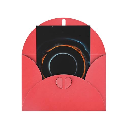 Geheimnisvolle kosmische schwarze Löcher, Blanko-Grußkarten, Dankeskarten und Umschläge, 10,2 x 15,2 cm, für Hochzeit, Babyparty, Party. von yefan
