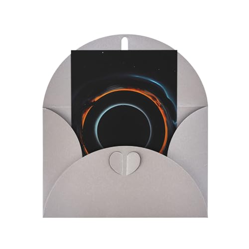 Geheimnisvolle kosmische schwarze Löcher, Blanko-Grußkarten, Dankeskarten und Umschläge, 10,2 x 15,2 cm, für Hochzeit, Babyparty, Party. von yefan