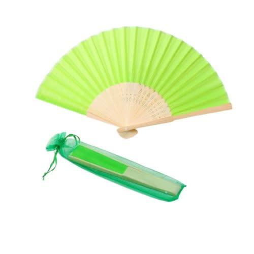 ygm Hochzeit Gäste – Personalisierte Papierfächer Hochzeit – Handfächer Hochzeit Fächer Für Hochzeit - DIY- Und Deko-Spaß – Fecher Damen Hochzeit - Hochzeitsfächer (Green,40pcs) von ygm