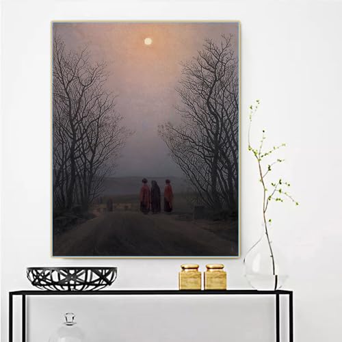 Diamond Painting Kits Caspar David Friedrich Ostermorgen DIY 5D Full Drill Diamant Punkte Gemälde Bild Kunst Home Wall Decor von yhyjyzzjy