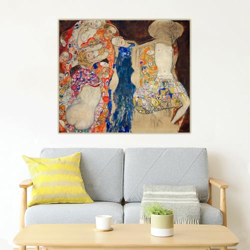 Malen nach Zahlen für Erwachsene, Gustav Klimt, Malen nach Zahlen für Erwachsene, Kits auf Leinwand von yhyjyzzjy