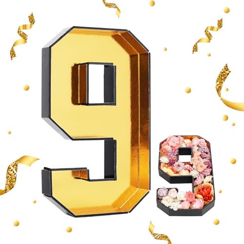 Yiilead 35,6 cm große Pappnummerntabletts für Charcuterie, befüllbare Pappmaché-Box für Schokolade, Süßigkeiten, Cupcakes, Lebensmittelbehälter, Serviertabletts,Partyzubehör für Abschlussfeier (9) Yiilead 35,6 cm große Pappnummerntabletts für Charcuterie, befüllbare Pappmaché-Box für Schokolade, Süßigkeiten, Cupcakes, Lebensmittelbehälter, Serviertabletts,Partyzubehör für Abschlussfeier (9) von Yiilead