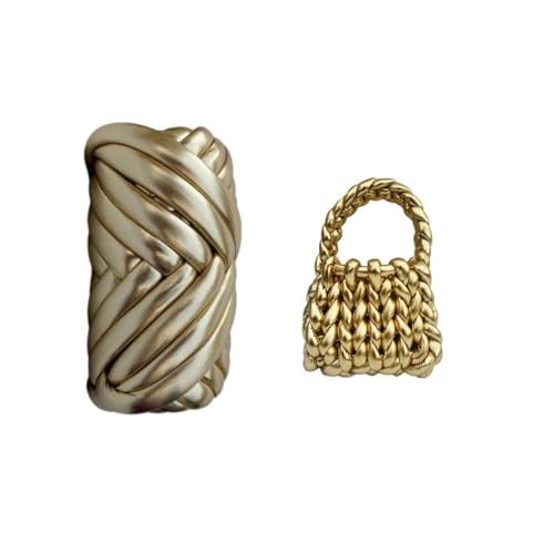 Gurtband für Häkeltaschen, grobes Baumwollgarn, metallisch, röhrenförmig, grob, für Taschen, Körbe, Teppiche, DIY Handwerk Gurtband für Häkeltaschen, grobes Baumwollgarn, metallisch, röhrenförmig, grob, für Taschen, Körbe, Teppiche, DIY Handwerk von yikkiykk