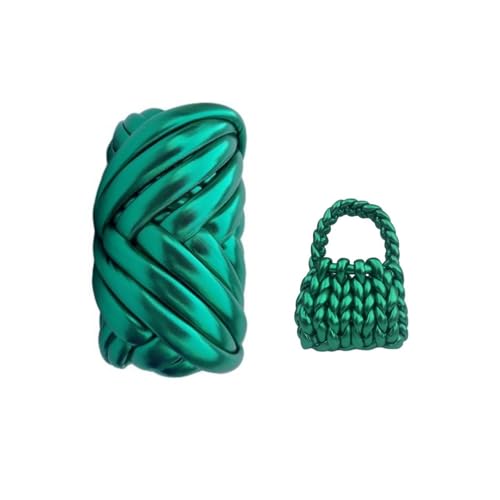Gurtband für Häkeltaschen, grobes Baumwollgarn, metallisch, röhrenförmig, grob, für Taschen, Körbe, Teppiche, DIY Handwerk Gurtband für Häkeltaschen, grobes Baumwollgarn, metallisch, röhrenförmig, grob, für Taschen, Körbe, Teppiche, DIY Handwerk von yikkiykk