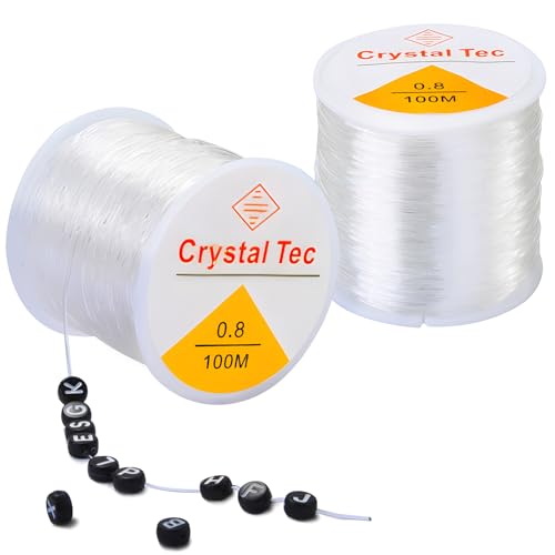 Elastisches Band für Armbänder, yisight 2 Rollen Band für Armbänder 0,8mm, 100M, Gummiband für Armbänder, Bänder für Armbänder, für Perlenschmuck Armbänder DIY-Bastelarbeiten Elastisches Band für Armbänder, yisight 2 Rollen Band für Armbänder 0,8mm, 100M, Gummiband für Armbänder, Bänder für Armbänder, für Perlenschmuck Armbänder DIY-Bastelarbeiten von yisight