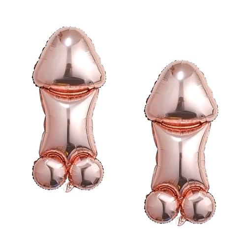 yivom 2 Stück JGA Deko Frauen, 85 x 47 cm Folienballon Penis, Junggesellenabschied Frauen Deko für Frauen, Bride To Be Luftballons, Deko JGA Party, Junggesellinnenabschied Deko Penisballon yivom 2 Stück JGA Deko Frauen, 85 x 47 cm Folienballon Penis, Junggesellenabschied Frauen Deko für Frauen, Bride To Be Luftballons, Deko JGA Party, Junggesellinnenabschied Deko Penisballon von yivom