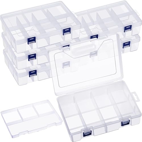 yivom 3 Stk Aufbewahrungsbox 8 Fächer, Doppelschicht Sortierboxen für Kleinteile, Durchsichtigen Sortimentsboxen, mit Verstellbaren Trennwänden, für Kleinteile Groß, Angeln Angehen, Nähzubehör yivom 3 Stk Aufbewahrungsbox 8 Fächer, Doppelschicht Sortierboxen für Kleinteile, Durchsichtigen Sortimentsboxen, mit Verstellbaren Trennwänden, für Kleinteile Groß, Angeln Angehen, Nähzubehör von yivom