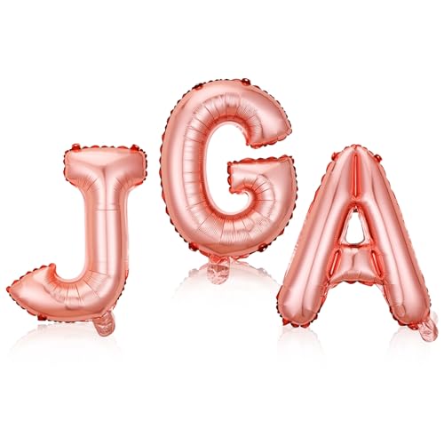 yivom 3 Stück XXL JGA Deko Frauen, 32 Zoll Roségold Buchstabenballon Junggesellenabschied Frauen Deko für Frauen, Bride To Be Luftballons, Deko JGA Party, Junggesellinnenabschied Deko Ballon yivom 3 Stück XXL JGA Deko Frauen, 32 Zoll Roségold Buchstabenballon Junggesellenabschied Frauen Deko für Frauen, Bride To Be Luftballons, Deko JGA Party, Junggesellinnenabschied Deko Ballon von yivom