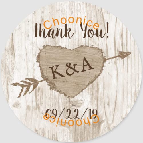 Hochzeits-Dankesaufkleber, Hochzeitsaufkleber, individuelle Hochzeitsetiketten, florale Hochzeitsaufkleber, personalisierte Hochzeitsetiketten, D, 7 cm, 100 Stück Hochzeits-Dankesaufkleber, Hochzeitsaufkleber, individuelle Hochzeitsetiketten, florale Hochzeitsaufkleber, personalisierte Hochzeitsetiketten, D, 7 cm, 100 Stück von yje