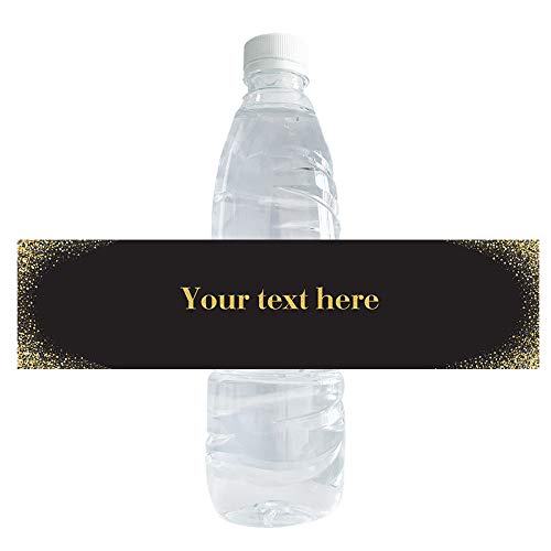 Luxus-Flaschenetiketten, goldfarben, personalisierbar, für Babyparty, Geburtstage, Taufe, Feiertage, Hochzeit, Dekoration, D, 20,5 x 5 cm, 20 Stück Luxus-Flaschenetiketten, goldfarben, personalisierbar, für Babyparty, Geburtstage, Taufe, Feiertage, Hochzeit, Dekoration, D, 20,5 x 5 cm, 20 Stück von yje