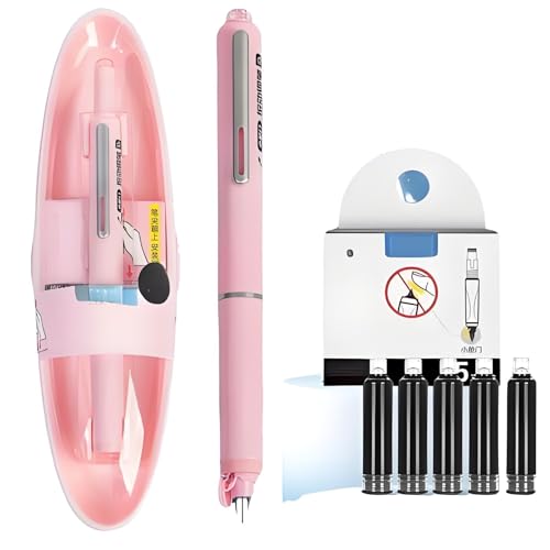 ykgsdkl Füllfederhalter einziehbar: 0,38 mm, blaue und schwarze Tinte, transparenter Schaft, inklusive 5 nachfüllbaren Tinten, Smooth Writing No Leaking, Geschenk für Kinder und Erwachsener ykgsdkl Füllfederhalter einziehbar: 0,38 mm, blaue und schwarze Tinte, transparenter Schaft, inklusive 5 nachfüllbaren Tinten, Smooth Writing No Leaking, Geschenk für Kinder und Erwachsener von ykgsdkl