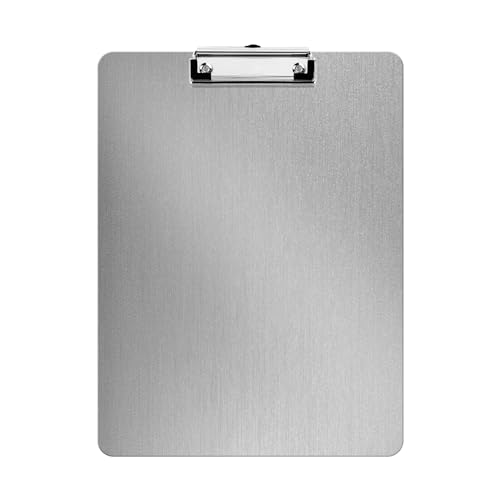 yomoe Klemmbrett aus Metall, A4, Edelstahl, Klemmbrett, Rechnungsaufbewahrung, Ordner, Schreibmappe, Menüschiene, für Business yomoe Klemmbrett aus Metall, A4, Edelstahl, Klemmbrett, Rechnungsaufbewahrung, Ordner, Schreibmappe, Menüschiene, für Business von yomoe