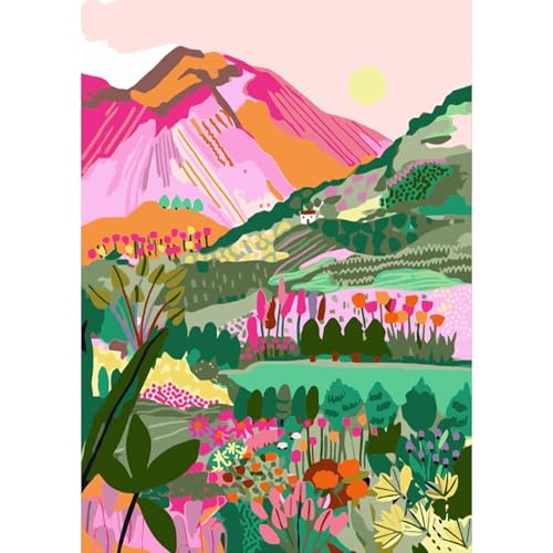 yosiio Malen Nach Zahlen Erwachsene, Paint by Numbers Malen Nach Zahlen, DIY Handgemalt Ölgemälde Kit für Anfänger ab 6 7 8 9 10 11 12 Jahre Mädchen Jungen Teenager 40 x 50 cm(ohne Rahmen) von yosiio