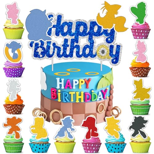 25 Stücke Tortendeko Kindergeburtstag, Kuchendeko Geburtstag, Torte Topper, Cupcake Topper, Deko Torte Kinder, Kuchendekorationsset,ss-a 25 Stücke Tortendeko Kindergeburtstag, Kuchendeko Geburtstag, Torte Topper, Cupcake Topper, Deko Torte Kinder, Kuchendekorationsset,ss-a von youngfocus