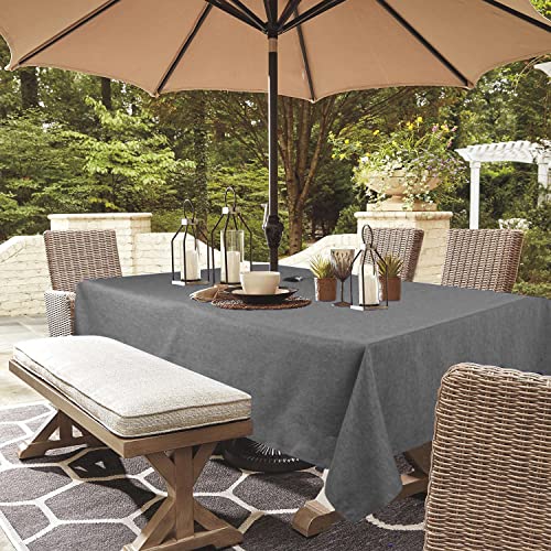 youngseahome Outdoor-Tischdecke, knitterfrei, schmutzabweisend, wasserdicht, Polyesterstoff, Tischdecke mit Reißverschluss, Schirmloch für Picknick/Party/Abendessen/Terrasse, Garten, 152,4 x 213,3 cm youngseahome Outdoor-Tischdecke, knitterfrei, schmutzabweisend, wasserdicht, Polyesterstoff, Tischdecke mit Reißverschluss, Schirmloch für Picknick/Party/Abendessen/Terrasse, Garten, 152,4 x 213,3 cm von youngseahome