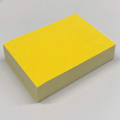 150 Beschriftungsetiketten in gelb I 10 x 7 cm groß I Etiketten aus Papier zum Beschriften I universal I dv_683 von younikat