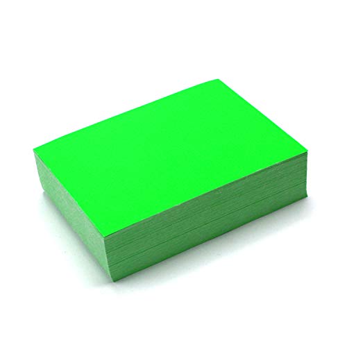 150 Beschriftungsetiketten in neon-grün I 10 x 7 cm groß I Neon-Etiketten aus Papier zum Beschriften I universal I dv_398 von younikat