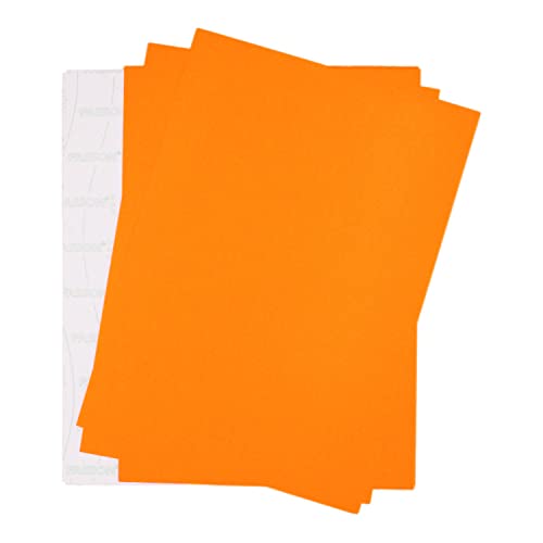 25 Beschriftungsetiketten in Neon-Orange I DIN A4 groß I Neon-Etiketten aus Papier zum Beschriften und bekleben I vielseitige universal-Aufkleber I dv_1015 von younikat