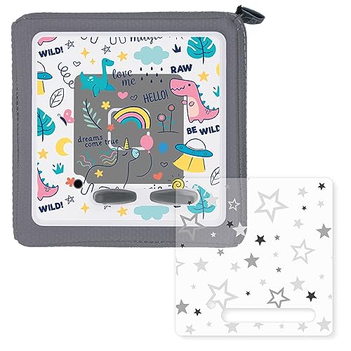 2er-Set Schutzfolie Schutzcover für Toniebox passgenau geschnitten selbstklebende Folie Doodle und Stern Motive kreatives Zubehör für Kinder - dv1174 2er-Set Schutzfolie Schutzcover für Toniebox passgenau geschnitten selbstklebende Folie Doodle und Stern Motive kreatives Zubehör für Kinder - dv1174 von younikat