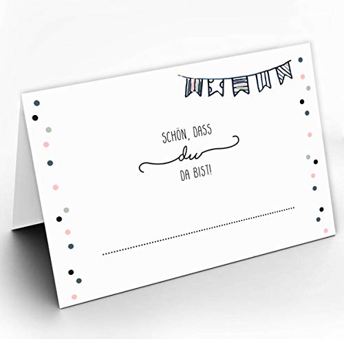 40 Tischkarten I DIN A7 I Konfetti Motiv Platz-Karten Namens-Kärtchen Sitzplatz-Karten Aufsteller Beschriften I Geburtstag Hochzeit Taufe I dv741 40 Tischkarten I DIN A7 I Konfetti Motiv Platz-Karten Namens-Kärtchen Sitzplatz-Karten Aufsteller Beschriften I Geburtstag Hochzeit Taufe I dv741 von younikat