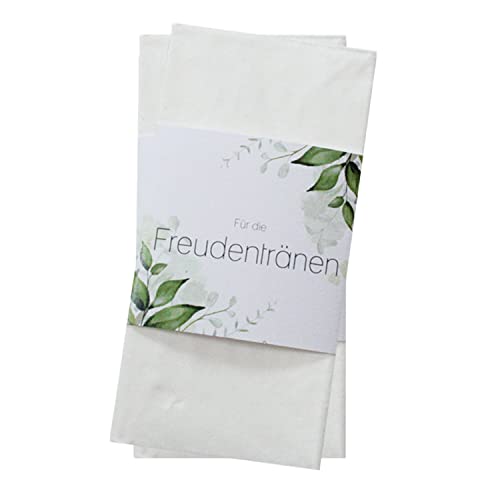younikat 50er-Set Freudentränen Banderolen I Blumen-Arrangement Design I 13 x 5 cm I zum Einrollen von Taschentüchern I Hochzeit I Stilvoll I Dekoration I Geschenk I dv1091 younikat 50er-Set Freudentränen Banderolen I Blumen-Arrangement Design I 13 x 5 cm I zum Einrollen von Taschentüchern I Hochzeit I Stilvoll I Dekoration I Geschenk I dv1091 von younikat