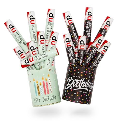 younikat Aufkleber-Set Happy Birthday Konfetti und Happy Birthday Mint passend für zwei Duplo Pralinen Packungen I dv1366 younikat Aufkleber-Set Happy Birthday Konfetti und Happy Birthday Mint passend für zwei Duplo Pralinen Packungen I dv1366 von younikat