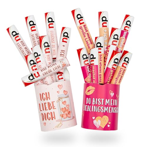 younikat Aufkleber-Set Lieblingsmensch und Ich liebe dich passend für zwei Duplo Pralinen Packungen I rosa pink I dv1367 younikat Aufkleber-Set Lieblingsmensch und Ich liebe dich passend für zwei Duplo Pralinen Packungen I rosa pink I dv1367 von younikat