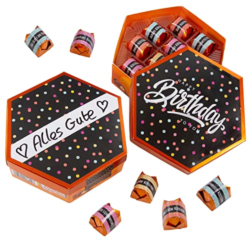Aufkleber-Set passend für Küsschen Pralinen - Happy Birthday Konfetti - dv1189 Aufkleber-Set passend für Küsschen Pralinen - Happy Birthday Konfetti - dv1189 von younikat