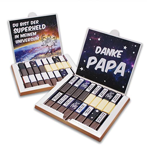 younikat Aufkleber-Set passend für Merci Schokolade - Superheld Danke Papa - zum Vatertag mit vorgedruckten Aufklebern I selbstklebend I kreative Geschenk-Idee I ohne Schokolade I dv1177 younikat Aufkleber-Set passend für Merci Schokolade - Superheld Danke Papa - zum Vatertag mit vorgedruckten Aufklebern I selbstklebend I kreative Geschenk-Idee I ohne Schokolade I dv1177 von younikat
