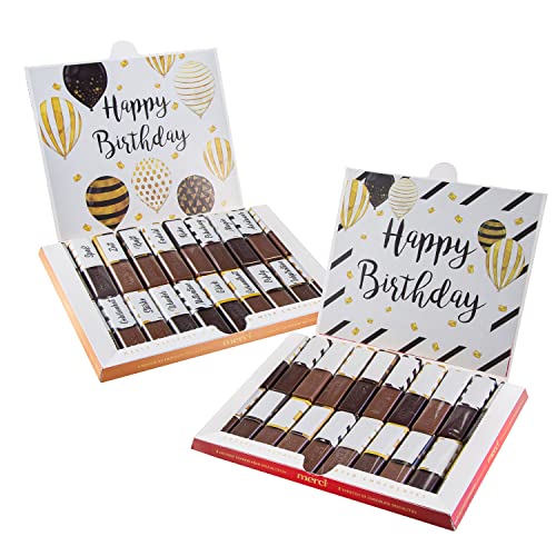Aufkleber-Set passend für Merci Schokolade zum Geburtstag kreative Geschenk-Idee selbstklebend I ohne Schokolade I dv_786 von younikat